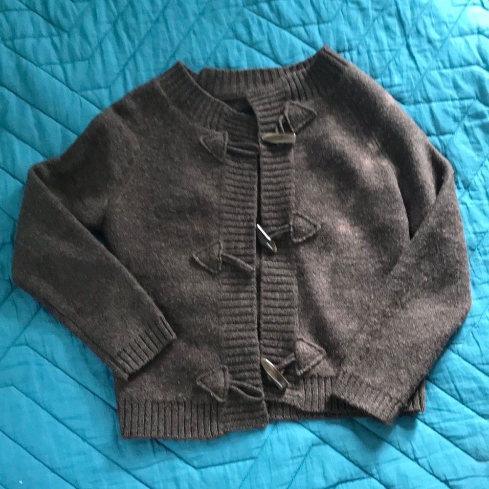Zara 100% wool sweater/cardigan